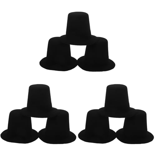 Abaodam 9 STK Kinderhut Miniaturhüte Babypuppenkleidung Mini Bucket Hat Zubehör Für Babypuppen Mini-hüte Winziger Tops-Hut Puppenmütze Kleine Hüte Selbst Basteln Mini-Tops-Hut Stoff Abaodam 9 STK Kinderhut Miniaturhüte Babypuppenkleidung Mini Bucket Hat Zubehör Für Babypuppen Mini-hüte Winziger Tops-Hut Puppenmütze Kleine Hüte Selbst Basteln Mini-Tops-Hut Stoff von Abaodam