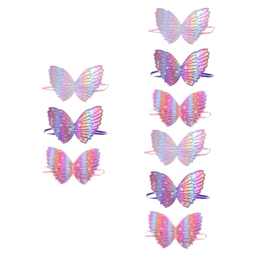 Abaodam 9 Stk Engel Schmetterlingsflügel kinder halloween kostüm halloween-kostüme für kinder Dekoration der Bühnenflügel Feenprinzessin Flügel Kleidung für neugeborene Jungen Babykleidung von Abaodam
