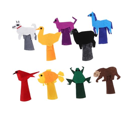 Abaodam 9 Stück Cartoon Animal Puppet Cartoon-Fingerpuppen Familie Fingerpuppen realistische Filzpuppe Weiches Filzspielzeug Handpuppen fühlten tierisch Fingerpuppen gefühlt Abaodam 9 Stück Cartoon Animal Puppet Cartoon-Fingerpuppen Familie Fingerpuppen realistische Filzpuppe Weiches Filzspielzeug Handpuppen fühlten tierisch Fingerpuppen gefühlt von Abaodam