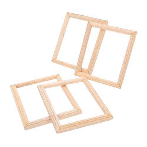 Abaodam 9 Stück Maßstab DIY Puppenhaus Zubehör Natürliche Holzstruktur Langlebig Realistische Mini Bilderrahmen für Puppenhaus Dekoration Abaodam 9 Stück Maßstab DIY Puppenhaus Zubehör Natürliche Holzstruktur Langlebig Realistische Mini Bilderrahmen für Puppenhaus Dekoration von Abaodam