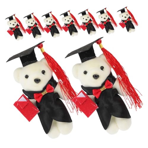 Abaodam 9 Stück Puppenstraußmaterial Plüsch-Abschlussbären Party entzückendes Plüschbärenspielzeug ritauls Kuscheltier Graduierung Plüsch Bärenpuppe Plüschspielzeug Plastik Abaodam 9 Stück Puppenstraußmaterial Plüsch-Abschlussbären Party entzückendes Plüschbärenspielzeug ritauls Kuscheltier Graduierung Plüsch Bärenpuppe Plüschspielzeug Plastik von Abaodam