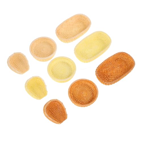 Abaodam 9 Stück Teiliges Kleine Weidenkörbe mit Henkel Miniatur Picknickkörbe und Einkaufskörbe für Puppenhaus Vielseitige DIY Dekorationselemente Kreative Miniatur Deko für Abaodam 9 Stück Teiliges Kleine Weidenkörbe mit Henkel Miniatur Picknickkörbe und Einkaufskörbe für Puppenhaus Vielseitige DIY Dekorationselemente Kreative Miniatur Deko für von Abaodam