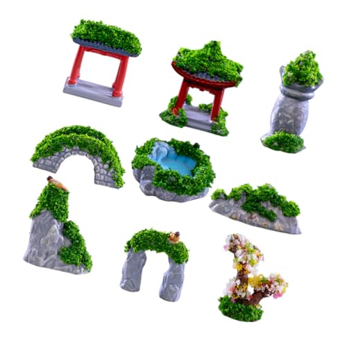 Abaodam 9 Stück Teiliges Miniaturgebäude Figuren Antike Architektur Deko für Mikrogärten Niedliche Tischdekoration für Garten und Puppenhaus aus Hochwertigem Harz Gefertigt Abaodam 9 Stück Teiliges Miniaturgebäude Figuren Antike Architektur Deko für Mikrogärten Niedliche Tischdekoration für Garten und Puppenhaus aus Hochwertigem Harz Gefertigt von Abaodam