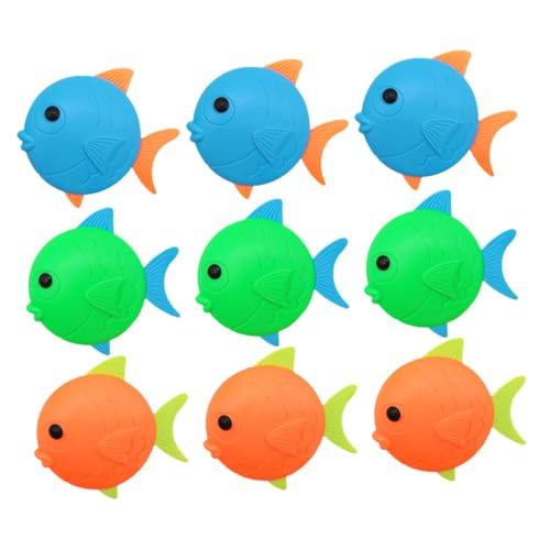 Abaodam 9 Stück Teiliges Tauchspielzeug für Unterwasser Fischspielzeug Bunten Farben Sicheres Glattes Design für Schwimmbad und Strandspiele Fördert Schwimmfähigkeiten und Sicheres Abaodam 9 Stück Teiliges Tauchspielzeug für Unterwasser Fischspielzeug Bunten Farben Sicheres Glattes Design für Schwimmbad und Strandspiele Fördert Schwimmfähigkeiten und Sicheres von Abaodam