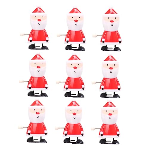 Abaodam 9 Stück Teiliges Weihnachts Aufziehspielzeug Santa Claus mit Laufender und Hüpfender Weihnachtsmann Kleines Kinderspielzeug für Vorschule Interaktives Abaodam 9 Stück Teiliges Weihnachts Aufziehspielzeug Santa Claus mit Laufender und Hüpfender Weihnachtsmann Kleines Kinderspielzeug für Vorschule Interaktives von Abaodam