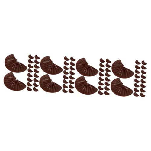 Abaodam 96 STK Nachgemachte Schokoladenstückchen Schokoladenmodell Kleine Gefälschte Schokolade Requisiten Für Schokoriegel Hersteller Von Schokoriegeln PVC Schreibtisch Gebäck von Abaodam