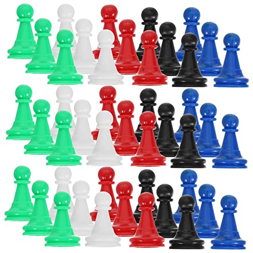 Abaodam 96Stücke Spielmarker für Brettspiele Hochwertige Schachfiguren Zufälligen Farben für Kreative Spielunterstützung und Lernspielzeug von Abaodam