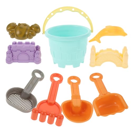 Abaodam 9stücke Teiliges Sandspielzeug-Set Für Mädchen Eimer Schaufel Und Rake Für Sandburgen Für Strand Garten Und Spielzeug Für Sommer Abaodam 9stücke Teiliges Sandspielzeug-Set Für Mädchen Eimer Schaufel Und Rake Für Sandburgen Für Strand Garten Und Spielzeug Für Sommer von Abaodam