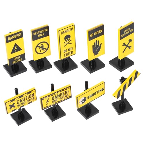 Abaodam 9st Warnschild- Flauschiger Schlüsselanhänger Multi-Grid-Platte Eisenbahnspielzeug Kleine Partikelzeichen Geteilte Platte Puppenhaus Zeichen Mikroampeln Mini-schilder Abs Abaodam 9st Warnschild- Flauschiger Schlüsselanhänger Multi-Grid-Platte Eisenbahnspielzeug Kleine Partikelzeichen Geteilte Platte Puppenhaus Zeichen Mikroampeln Mini-schilder Abs von Abaodam