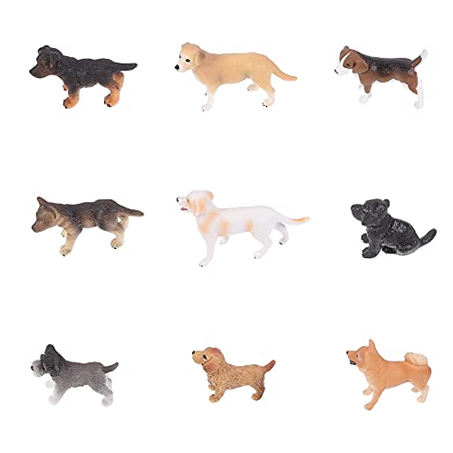 Abaodam 9pcs Hund Figuren Ornamente Realistische Hund Modell Für Home Hund Ornament Präsentieren Abaodam 9pcs Hund Figuren Ornamente Realistische Hund Modell Für Home Hund Ornament Präsentieren von Abaodam