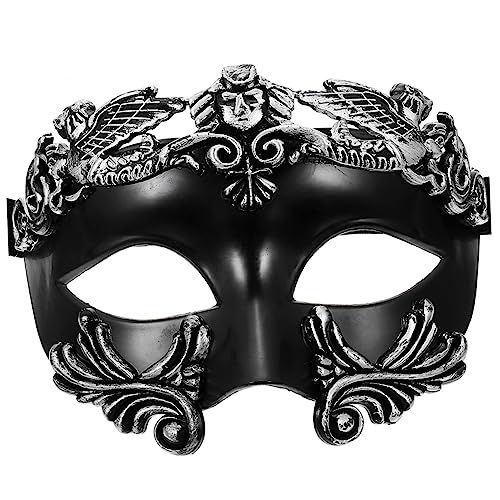 Abaodam Ägyptische Krieger Cosplay Maske Halbe Gesicht Maske für Halloween Karneval und Kostümpartys Vielseitig Einsetzbar für Maskenbälle und Cosplay Events von Abaodam