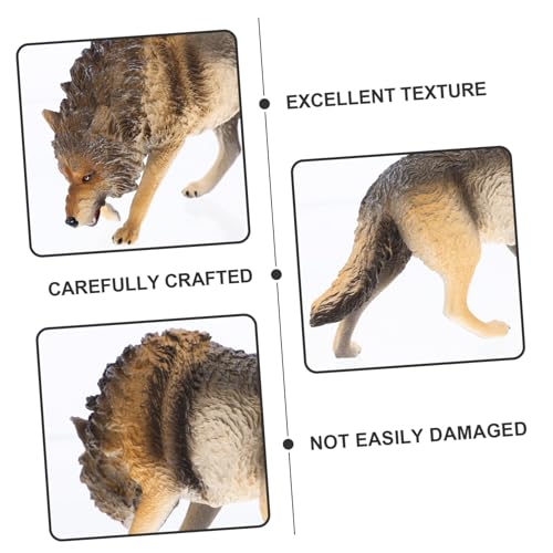 Abaodam Abs Wolf Figurine Realistische Wildtier Dekoration Lernspielzeug Naturgetreues Wildtiermodell für Wohnzimmer Garten Regal Desktop Abaodam Abs Wolf Figurine Realistische Wildtier Dekoration Lernspielzeug Naturgetreues Wildtiermodell für Wohnzimmer Garten Regal Desktop von Abaodam