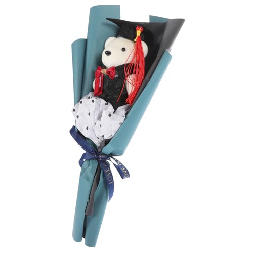 Abaodam Abschluss Bär Bouquet Tier Happy Graduation Bears Abschlussblumen Hochzeits Abschluss Bouquet Token Grad Bär Abschluss Dekorationen Bär Rosen Bouquet Ihr Tuch von Abaodam