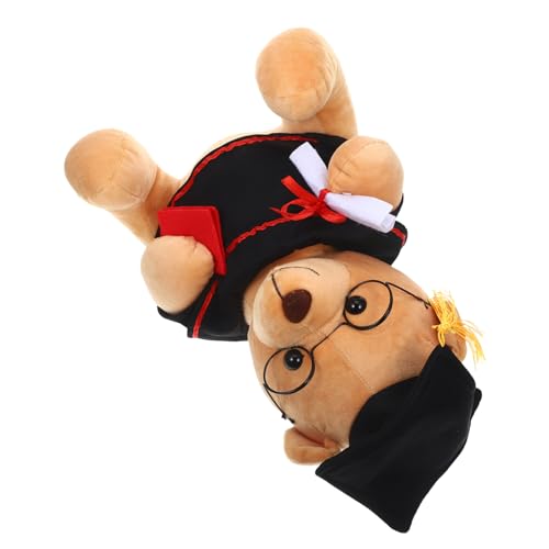 Abaodam Abschluss-Gedenkpuppe Studenten Student Kuscheliges Graduation Bear Schulabschlussgeschenk kleine Stoffbären Abschluss Bär gefüllte Blumenbären Plüsch von Abaodam