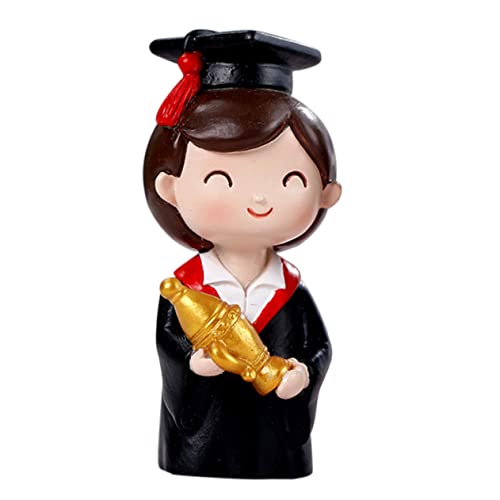 Abaodam Abschluss Tortendeko Doktor Puppe Kuchenschmuck Für Graduierungsfeiern Kreative Tortendekoration Für Desserttische Und Schlafzimmer Niedliche Figuren Für Freundschaften Und von Abaodam