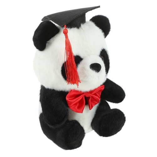 Abaodam Abschluss Panda Plüschpuppe Süßes Stofftier Für Absolventen Zur Abschlussfeier Hautfreundliches Material Langlebig Und Perfektes Kuscheltier von Abaodam