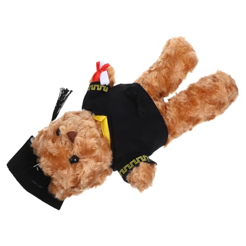 Abaodam Abschlussbärenpuppe Little Bear der kleine bär - zur Graduierung - Plüschbärchen abschluss Abschlussbär vorhanden Abschluss trägt Puppen PP Baumwolle von Abaodam