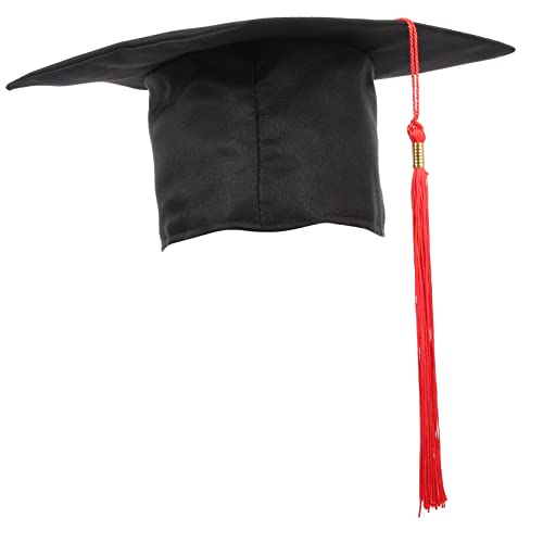 Abaodam Abschluss Hut Bachelor Kinder Graduation Abschlussfeier Hut Schwarzer Doktorhut Für Graduierung DIY Abschlusshut Für Abschlussfeier Und Fotodekoration Partybedarf Und Für Absolventen von Abaodam
