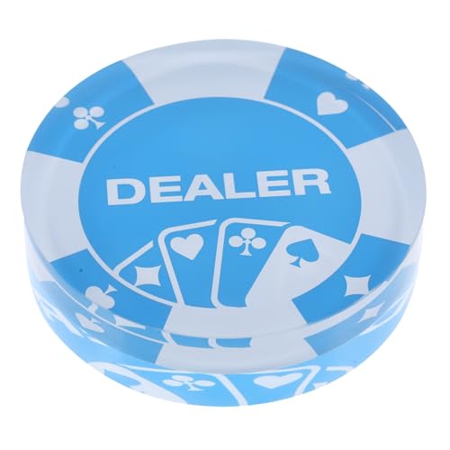 Abaodam Acryl Dealer Button für Poker Spiele Doppelseitiger Spielchip für Turniere und Partys Professionelles Design Mathematikfähigkeiten Abaodam Acryl Dealer Button für Poker Spiele Doppelseitiger Spielchip für Turniere und Partys Professionelles Design Mathematikfähigkeiten von Abaodam