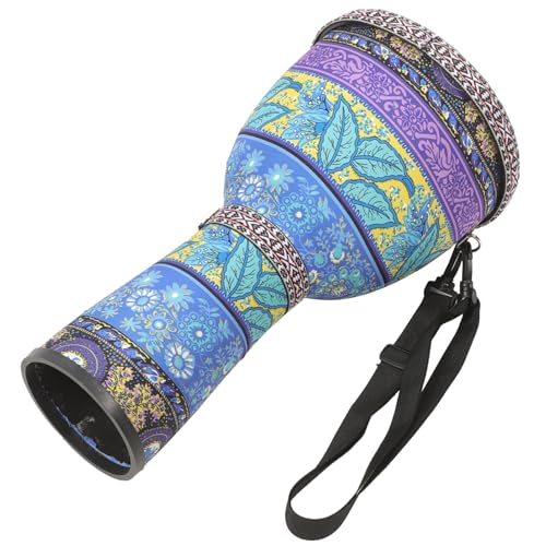 Abaodam PVC Handtrommel für Kinder Afrikanisches Schlaginstrument für Anfänger Bunte Djembe für Musikfeste und Partys von Abaodam