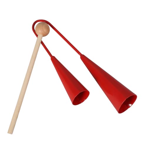 Abaodam Agogo Bell Musikinstrument Zweifarbig Stahl Percussion für Jungen und sicheres pädagogisches Rhythmusinstrument mit Holzstab für Vorschulmusik Erkundung Abaodam Agogo Bell Musikinstrument Zweifarbig Stahl Percussion für Jungen und sicheres pädagogisches Rhythmusinstrument mit Holzstab für Vorschulmusik Erkundung von Abaodam