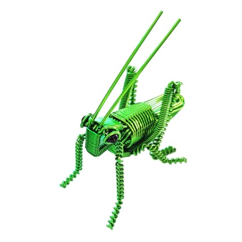 Abaodam Aluminiumdraht -Insekten -Ornamente Heuschreckenfigur Realistisch Insektenfiguren Simulationsfiguren Simulation Tierfigur Skulptur Kleine Figuren Green Abaodam Aluminiumdraht -Insekten -Ornamente Heuschreckenfigur Realistisch Insektenfiguren Simulationsfiguren Simulation Tierfigur Skulptur Kleine Figuren Green von Abaodam