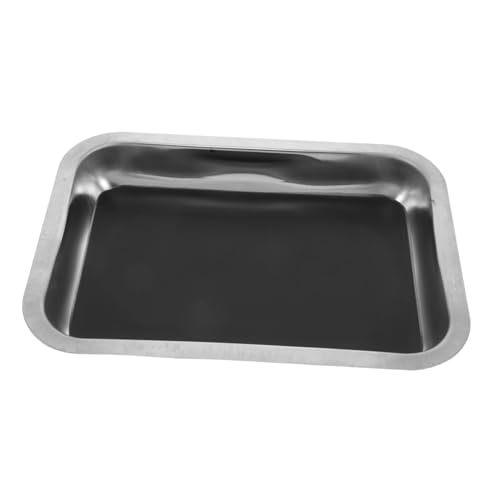 Abaodam Anatomie-Tablett Sektionstablett aus Metall Sezierschale aus Edelstahl Laborwerkzeug Laborsektionsgericht Unterrichten von Pan Instrumententräger -Organizerhalter Wachs von Abaodam