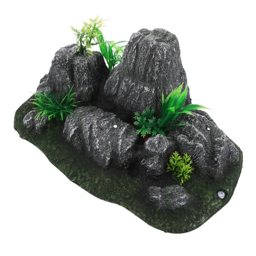 Abaodam Aquarium Dekoration Aquarium Steingarten Landschaft Miniatur Berg Figuren Aquarium Fisch Tank Rock Stein Dekor Aquarium Landschaft Stein Harz Dunkel Abaodam Aquarium Dekoration Aquarium Steingarten Landschaft Miniatur Berg Figuren Aquarium Fisch Tank Rock Stein Dekor Aquarium Landschaft Stein Harz Dunkel von Abaodam