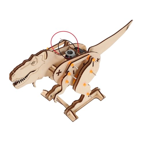 Abaodam Realistisches Dinosaurier-spielzeugset Aus Holz 3D-modellbausatz Zum Zusammenbauen Pädagogisches Spielzeug Für Jungen Und Mädchen Kinder Ab 6 Jahren von Abaodam