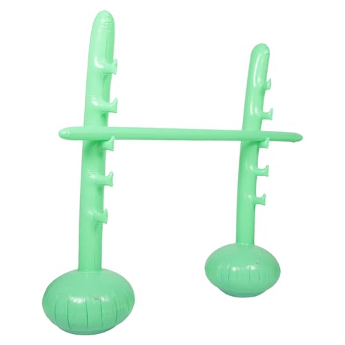 Abaodam Aufblasbare Hochsprungstange Halloween-Spiele für Kinderparty hawaiianische Spiele Schlauchboote für Feste Partyspiele Karnevalsspiele Pool-Spiele PVC Light Green Abaodam Aufblasbare Hochsprungstange Halloween-Spiele für Kinderparty hawaiianische Spiele Schlauchboote für Feste Partyspiele Karnevalsspiele Pool-Spiele PVC Light Green von Abaodam