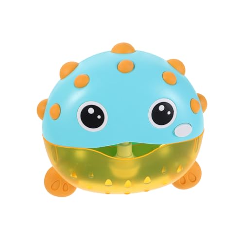 Abaodam Automatische Fisch Bubble Maschine mit Musik Tragbares Badspielzeug für Pufferfischförmiger Seifenblasenmacher Leicht für Wannen und Duschspaß von Abaodam
