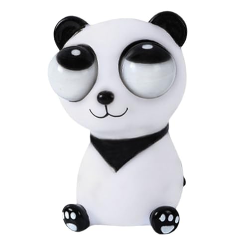 Abaodam Bärenspielzeug Panda-Squishy-bälle Panda-sinnesspielzeug Süße Panda-Puppe Kompaktes Quetschspielzeug Sensorisch Simulation Panda-Puppe Kind Geschenk Stressabbauer Plastik von Abaodam