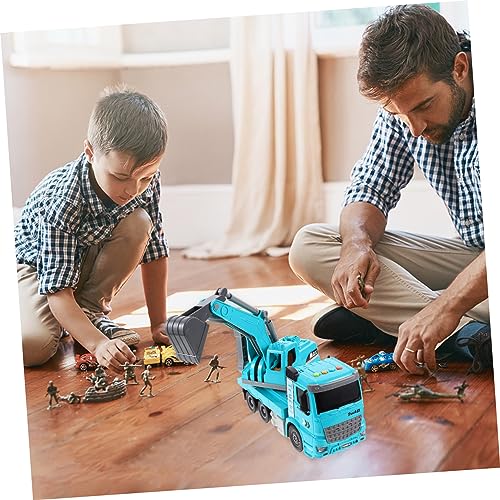 Abaodam Bagger mit Licht und Musik Schwungrad Inertial Baustellenfahrzeug Blaues Modellauto für Jungen und Mädchen Interaktives Kreativität und Eltern Junge Mädchen Spiel Abaodam Bagger mit Licht und Musik Schwungrad Inertial Baustellenfahrzeug Blaues Modellauto für Jungen und Mädchen Interaktives Kreativität und Eltern Junge Mädchen Spiel von Abaodam