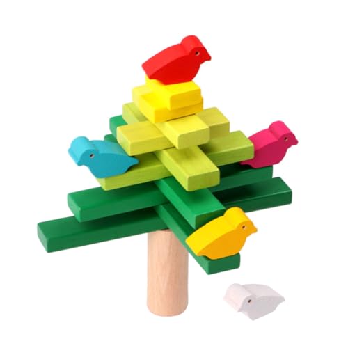 Abaodam Pädagogisches Kinderspielzeug – 1 Satz Stapelklötze Aus Holz Bauspielzeug Für Kinder Zur Entwicklung Der Feinmotorik Abaodam Pädagogisches Kinderspielzeug – 1 Satz Stapelklötze Aus Holz Bauspielzeug Für Kinder Zur Entwicklung Der Feinmotorik von Abaodam