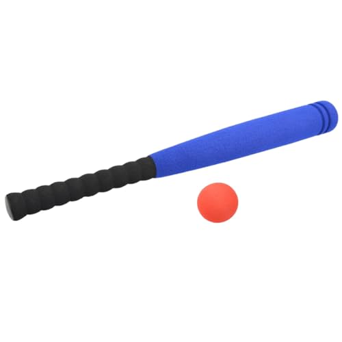 Abaodam Baseballschläger mit Ball Sicheres Outdoor für Jungen und Blauer Zufällige Ballfarbe Fördert Motorik und Koordination für Drinnen und Draußen von Abaodam