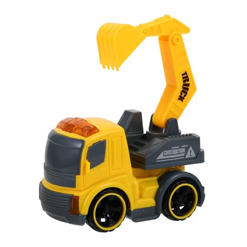 Abaodam Baufahrzeuge Set mit Elektrischem Bohrer Mini Bagger Zementmischer und Müllwagen für Robust und Fördert Kreatives für Mädchen und Jungen von Abaodam