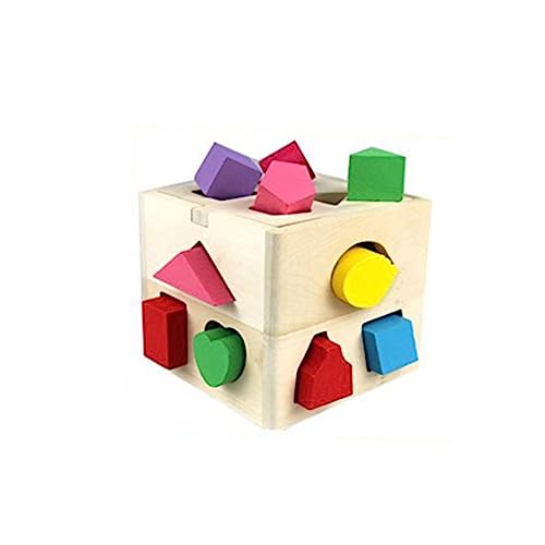 Abaodam Bauklötze Set Für Geometrische Formen Lernspielzeug Für Jungen Und ädchen Pädagogische Bauklötze Für Frühe Entwicklung Holzspielzeug Abaodam Bauklötze Set Für Geometrische Formen Lernspielzeug Für Jungen Und ädchen Pädagogische Bauklötze Für Frühe Entwicklung Holzspielzeug von Abaodam