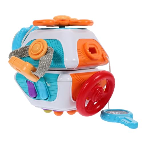 Abaodam Besetzter Brettwürfel Babys Kind Sensorisch Lehrreich Planke Interessanter Geschäftiger Frühpädagogische Versorgung Lernspielzeug Bildungsspielzeug Colorful Plastik von Abaodam