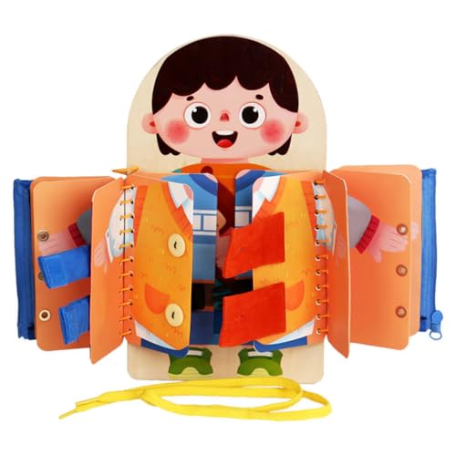 Abaodam Mehrschichtiges Busy-Board kinderbeschäftigung geschicklichkeitsspiele für Kinder beschäftigtes Brett -Spielzeug interaktives Kleinkindspielzeug Kinderspielzeug Babybrett von Abaodam