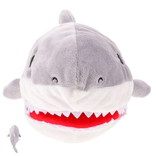 Abaodam Bewegliche Handpuppe aus Plüsch für Süße Meeresbewohner für Geschichten und Rollenspiele Pädagogisches für Junge Mädchen und Kleinkinder Shark und Whale Design von Abaodam