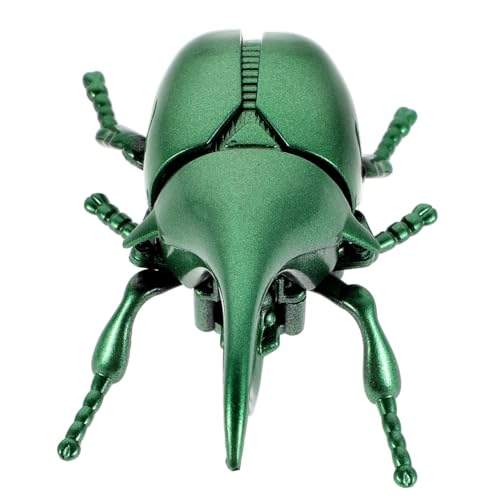 Abaodam Bewegliches Realistisches Aufziehspielzeug für Kreative Streichidee für Halloween Sicheres und Haltbares Insektenspielzeug Motorik und Kreativitätgrüner von Abaodam