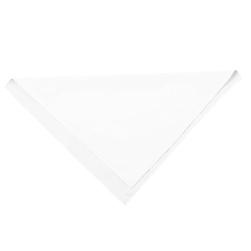 Abaodam Blanko-Stoff-Krawatte, Weich, Quadratisch, Taschentuch, Baumwoll-Taschentuch, DIY-Bandana von Abaodam