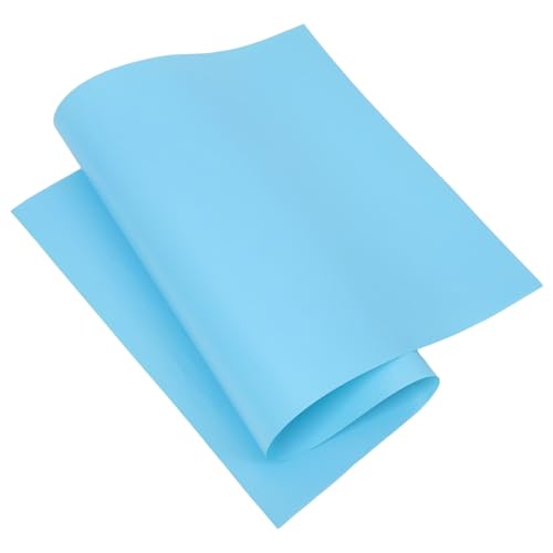 Abaodam Blatt Wassermuster Papierszene Szenerie Für Entwurf Sandtisch Hellblau Textur Aufkleber Für See Miniatur Muster DIY Wellen Wasserhäuser Garten Sand Himmelblau Kunststoff von Abaodam