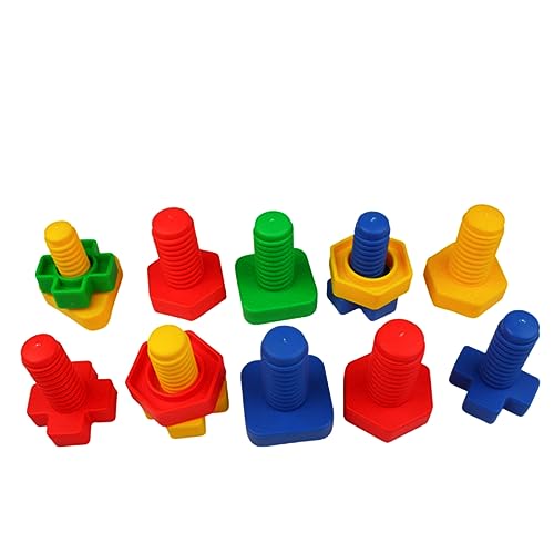 Abaodam Sicheres Und Lehrreiches Bauklötzchen-Spielzeug – Passende Bauklötze Für Jungen Und Mädchen Bauklötzchen-Set Für Kinder Mit Sortier- Und Geschicklichkeitsspiel von Abaodam