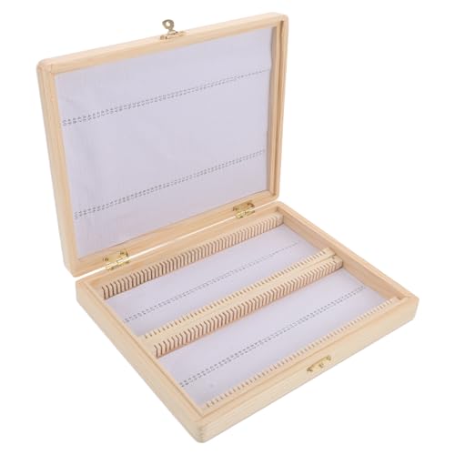 Abaodam Box Mikroskop-Aufbewahrungsbox, handgefertigt, für Objektträger für Labors, Bildung, glatte Oberfläche, für Proben, Unterricht, Laborzubehör Abaodam Box Mikroskop-Aufbewahrungsbox, handgefertigt, für Objektträger für Labors, Bildung, glatte Oberfläche, für Proben, Unterricht, Laborzubehör von Abaodam