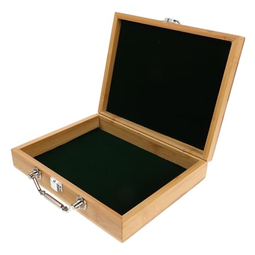 Abaodam Box Mini Mahjong Box Vintage Koffer Mini Koffer Verpackung Beige Holz von Abaodam
