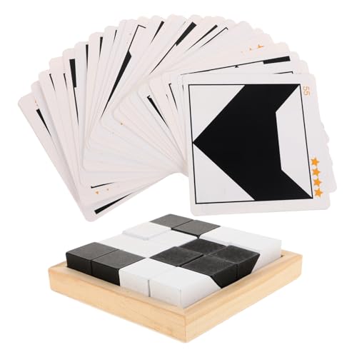 Abaodam Brettspiele Puzzlespiele Konstruktionsspielzeug Spiele Blockieren Babyspielzeug Bauen Babyblöcke Lernen Spiel-Puzzle-bauwürfel Block-Puzzle-Spiel Holz Abaodam Brettspiele Puzzlespiele Konstruktionsspielzeug Spiele Blockieren Babyspielzeug Bauen Babyblöcke Lernen Spiel-Puzzle-bauwürfel Block-Puzzle-Spiel Holz von Abaodam