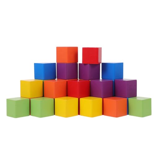 Abaodam Bunte Bauklötze Aus Buchenholz Kleine Bauklötze Für Frühkindliche Bildung Für Würfel Pädagogisches Kreatives Blockspielzeug Abaodam Bunte Bauklötze Aus Buchenholz Kleine Bauklötze Für Frühkindliche Bildung Für Würfel Pädagogisches Kreatives Blockspielzeug von Abaodam