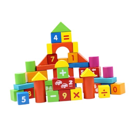 Abaodam Bunte Holzbauklötze Set Farbige Stapelspielzeug Für Pädagogisches Konstruktionsspielzeug Für Kreatives Und Lernen Abaodam Bunte Holzbauklötze Set Farbige Stapelspielzeug Für Pädagogisches Konstruktionsspielzeug Für Kreatives Und Lernen von Abaodam