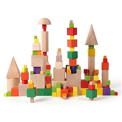 Abaodam Bunte Holzbausteine Quadratische Bauklötze Aus Kleine Blöcke Für Kreatives Zur Von Fantasie Und Kreativität Abaodam Bunte Holzbausteine Quadratische Bauklötze Aus Kleine Blöcke Für Kreatives Zur Von Fantasie Und Kreativität von Abaodam